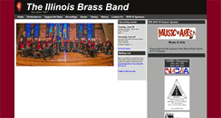 Desktop Screenshot of illinoisbrassband.org
